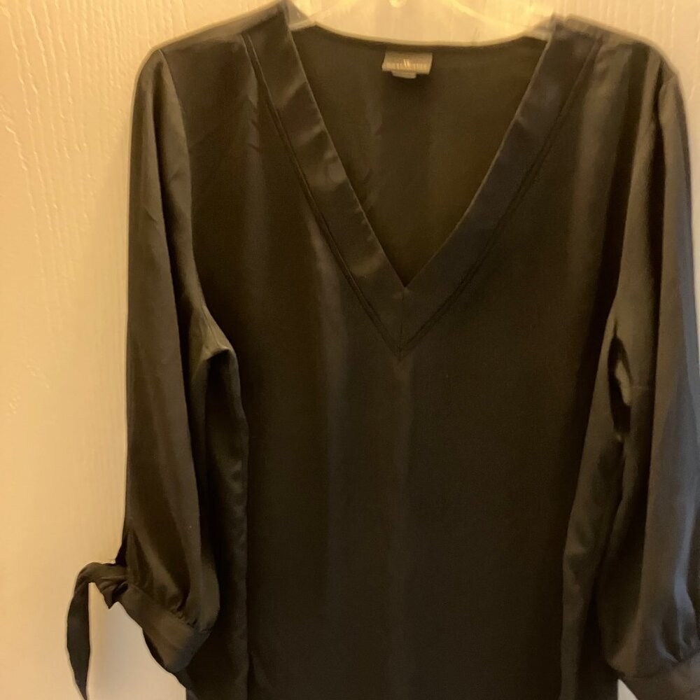 Worthington Black Classic Blouse
